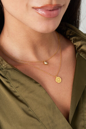 Charme de collier avec rayon de soleil - argent 925 h5 Image3